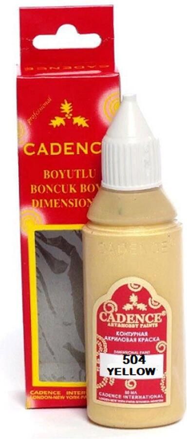 Cadence Dimensional Verf Opaque 50 ml Yellow