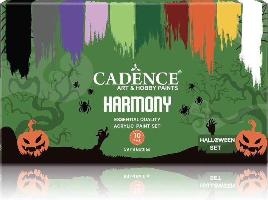 Cadence Harmony Acrylverf Set 10x59 ml Halloween