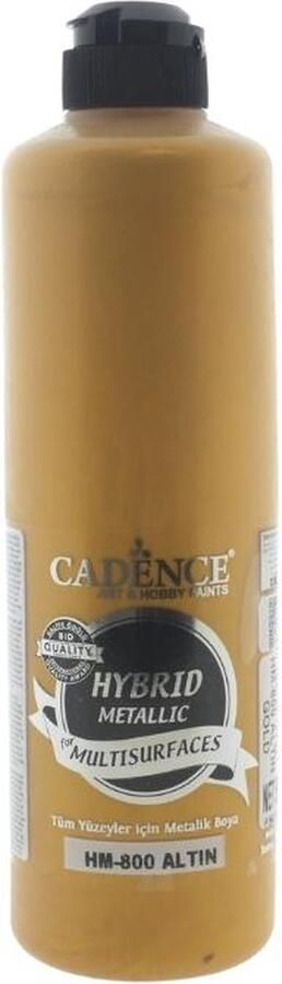 Cadence Hybrid Acrylverf Metallic 500 ml Gold