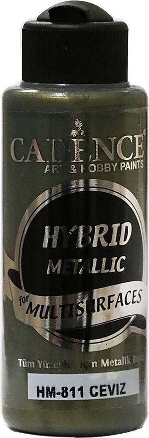 Cadence Hybrid Metallic Acrylverf 120 ml Walnut