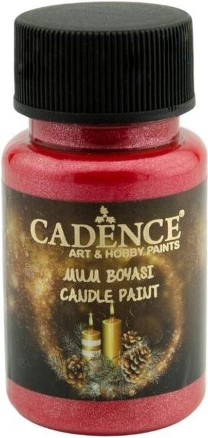 Cadence Kaarsenverf 50 ml Rood