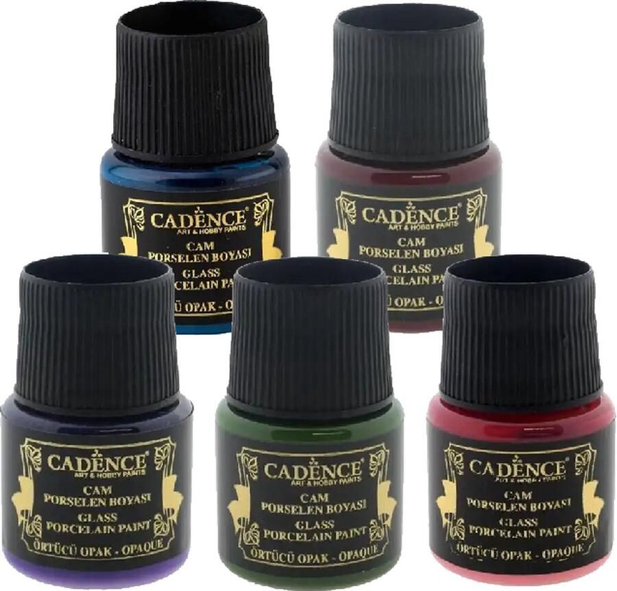 Cadence Opague Glas & Porselein verf Oxcide rood 01 049 0554 45 ml