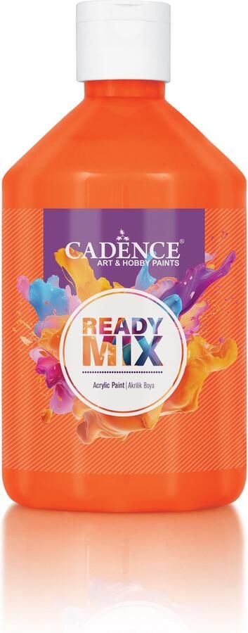 Cadence Ready Mix Acrylverf Mat 500 ml Oranje