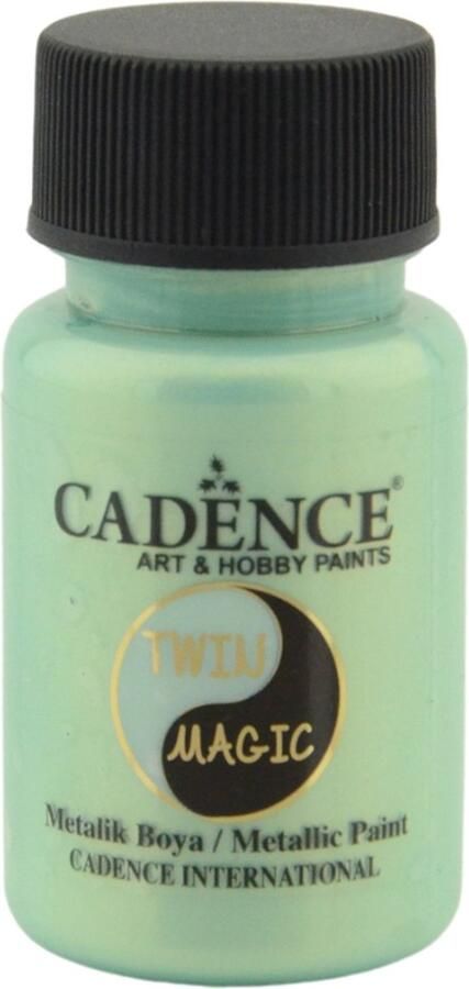 Cadence Twin Magic Acrylverf Metallic 50 ml Green Light Green