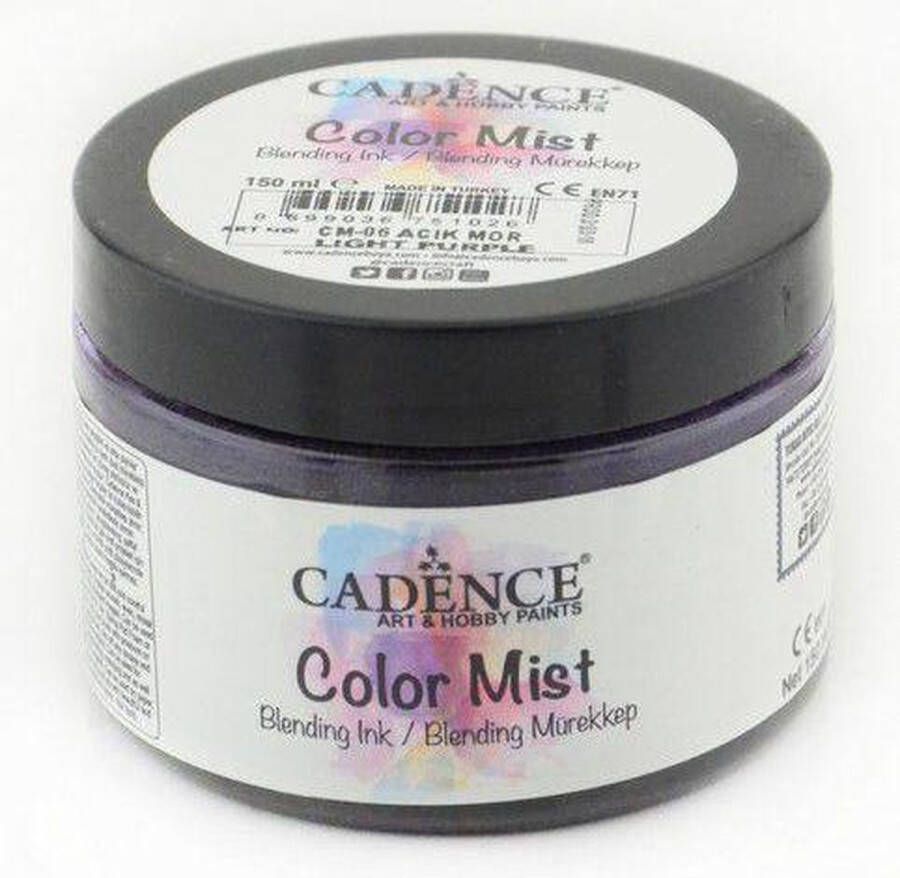 Cadence Color Mist Bending Inkt verf Lichtpaars 01 073 0006 0150 150 ml