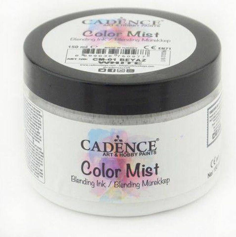 Cadence Color Mist Bending Inkt verf Wit 01 073 0001 0150 150 ml