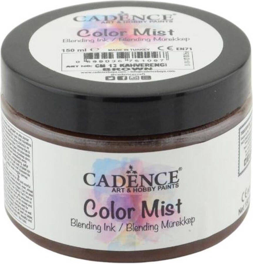 Cadence Color Mist Blending Inkt Verf 150 ml Bruin