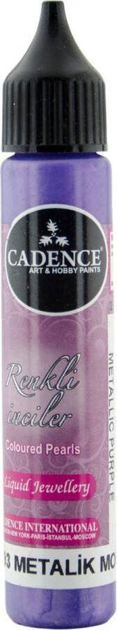 Cadence Colored Pearls 25 ml Metallic Paars