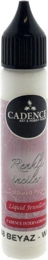 Cadence Colored Pearls Opaque 25 ml Wit