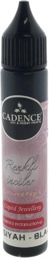 Cadence Colored Pearls Opaque 25 ml Zwart