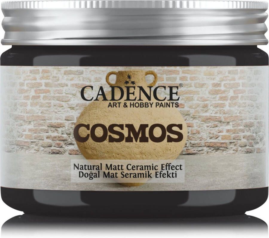 Cadence Cosmos Naturel Matt Keramiek Verf 150 ml Black
