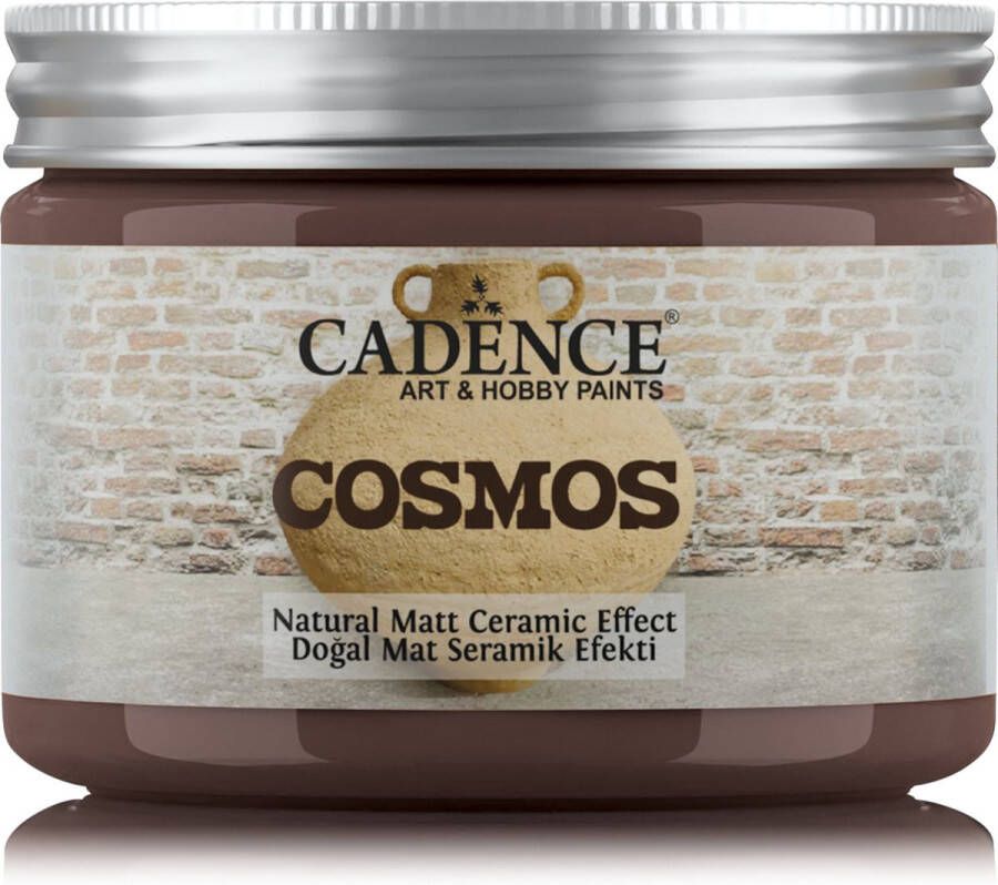 Cadence Cosmos Naturel Matt Keramiek Verf 150 ml Brown