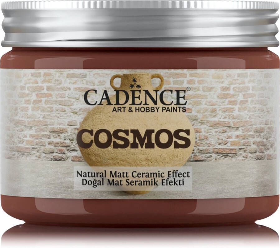 Cadence Cosmos Naturel Matt Keramiek Verf 150 ml Rusty Brown