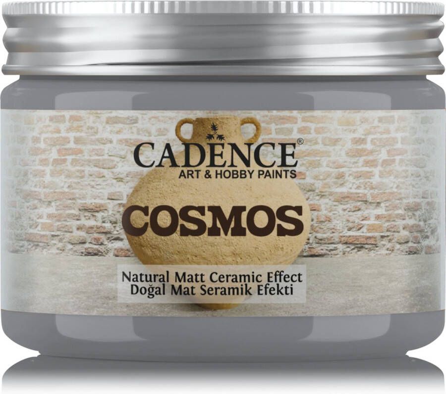 Cadence Cosmos Naturel Matt Keramiek Verf 150 ml Smoke Grey