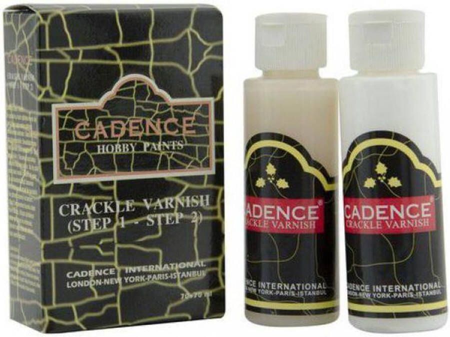 Cadence Craquelé Glazuur Transparant 2x70 ml