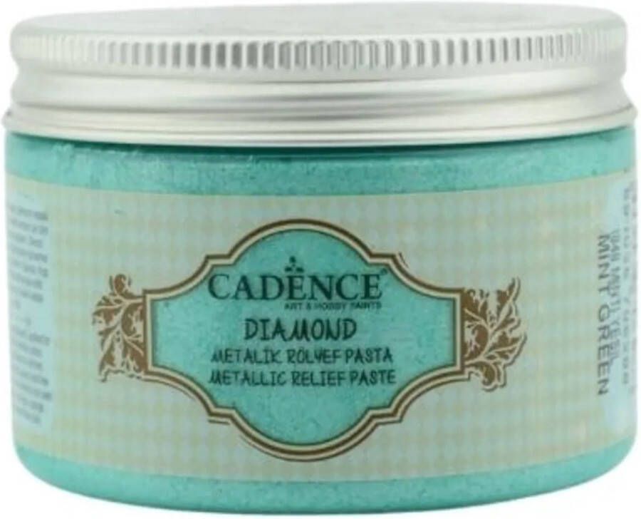 Cadence Diamond Relief Pasta 150 ml Mintgroen