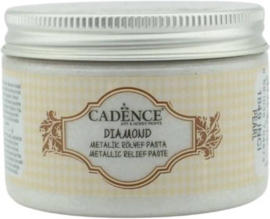 Cadence Diamond Relief Pasta 150 ml Parelmoer