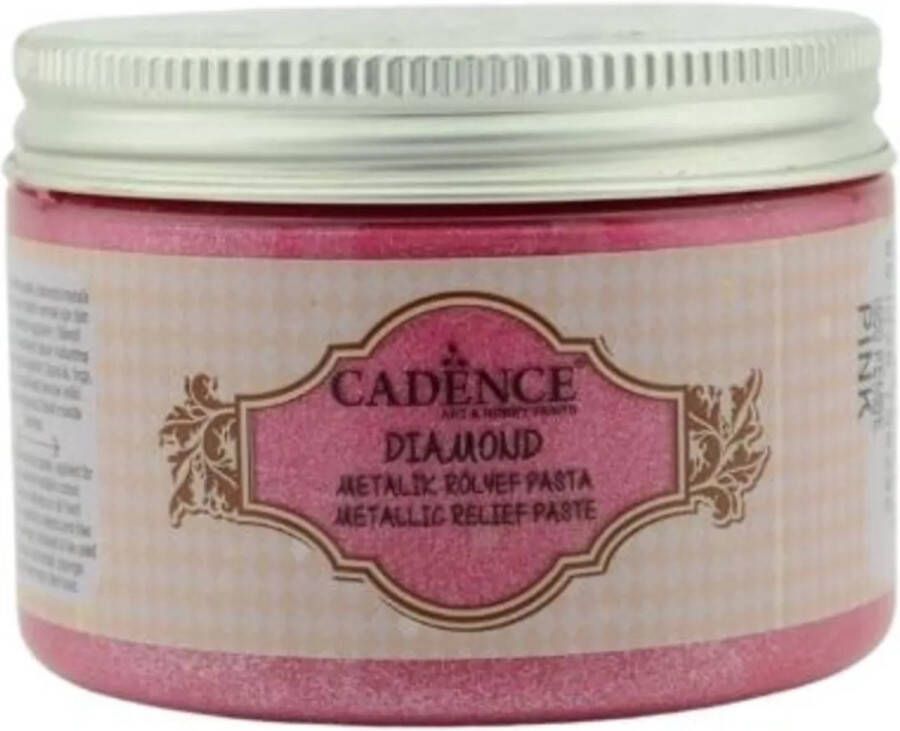 Cadence Diamond Relief Pasta 150 ml Roze