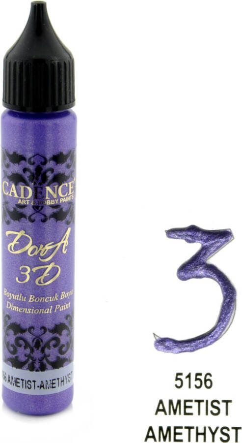 Cadence Dora 3D Metallic Dimensional Verf 25 ml Amethyst