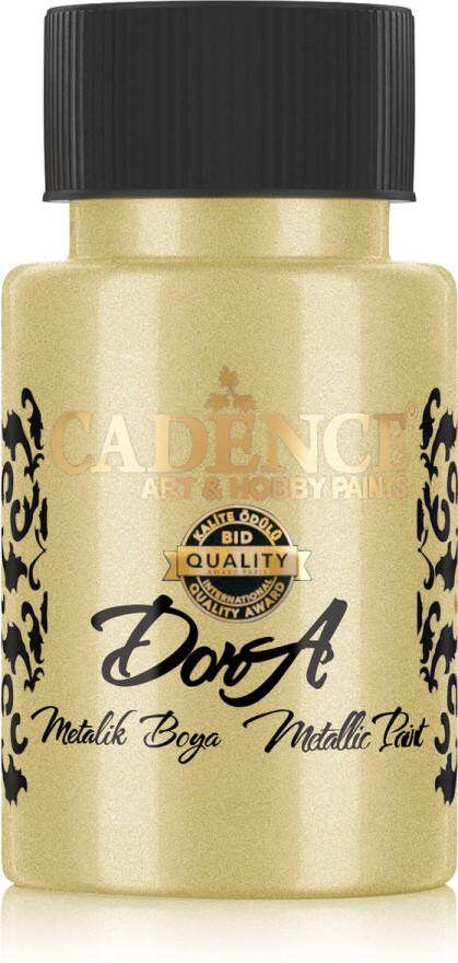 Cadence Dora Acrylverf Metallic 50 ml Banana Yellow