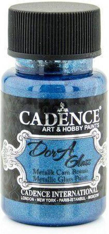 Cadence Dora Glas & Porselein verf Metallic Dora blauw 01 013 3134 0050 50 ml