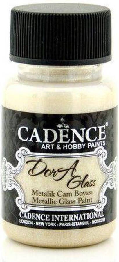 Cadence Dora Glas & Porselein verf Metallic Champaigne 01 013 3172 50 ml