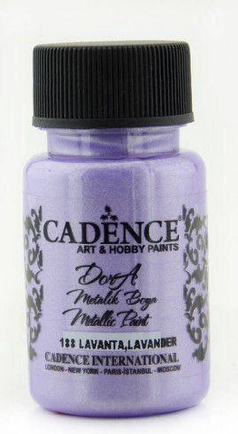 Cadence Dora metallic verf Lavendel 01 011 0188 50 ml