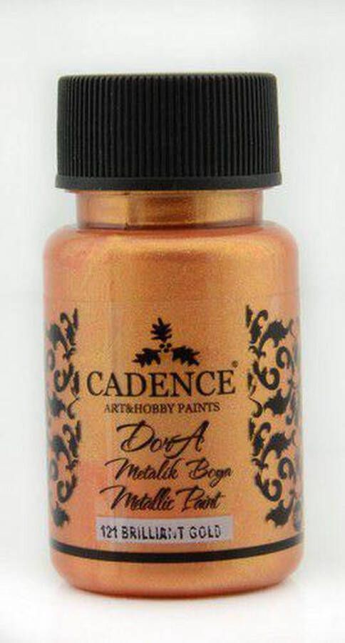 Cadence Dora metallic verf Briljant goud 01 011 0121 0050 50 ml