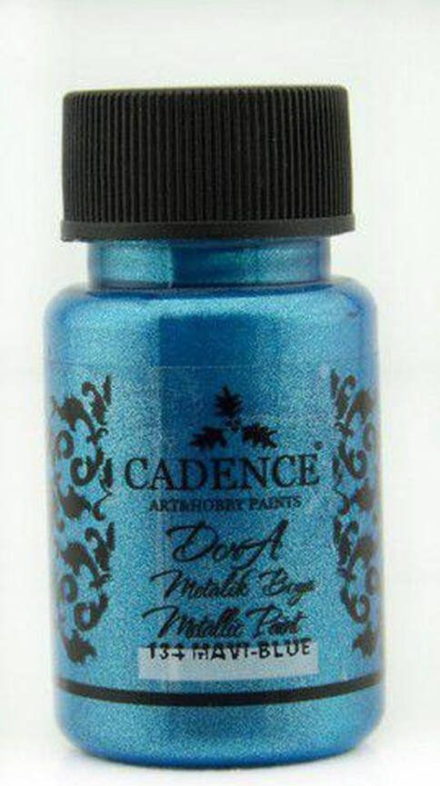 Cadence Dora metallic verf Dora blauw 01 011 0134 50 ml
