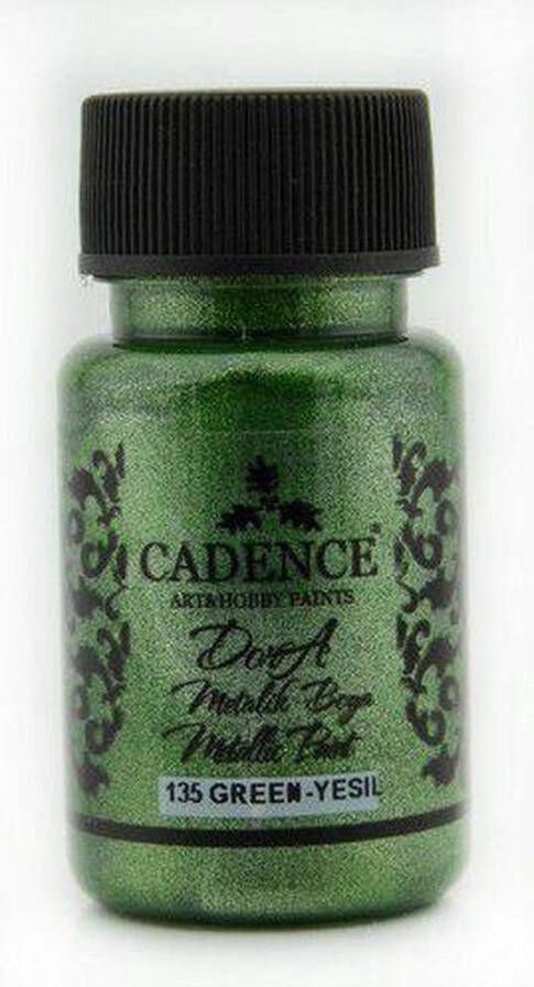 Cadence Dora metallic verf Dora groen 01 011 0135 50 ml