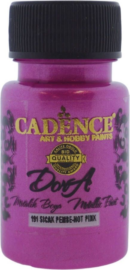 Cadence Dora metallic verf Felroze 01 011 0191 0050 50 ml