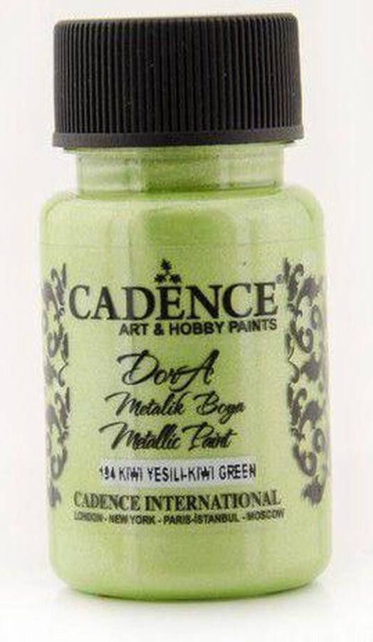 Cadence Dora metallic verf Kiwi groen 01 011 0194 50 ml