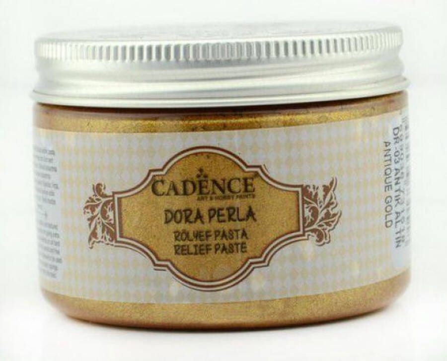 Cadence Dora Perla Met. Relief Pasta Antiek goud 01 083 0003 150 ml