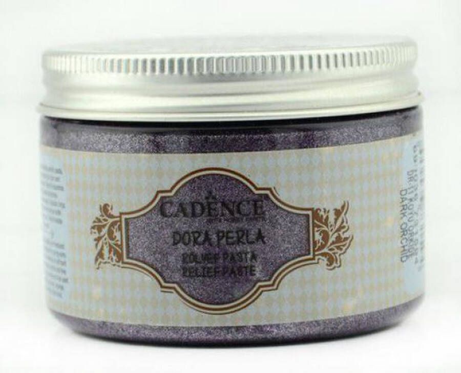 Cadence Dora Perla Met. Relief Pasta donker orchidee 01 083 0011 150 ml