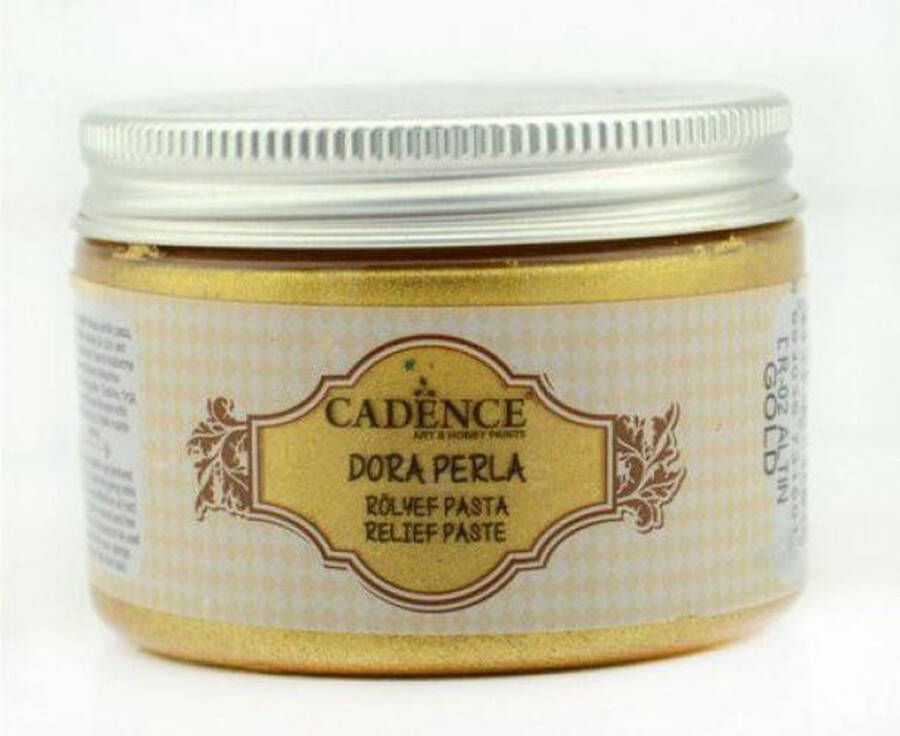 Cadence Dora Perla Met. Relief Pasta Goud 01 083 0002 150 ml