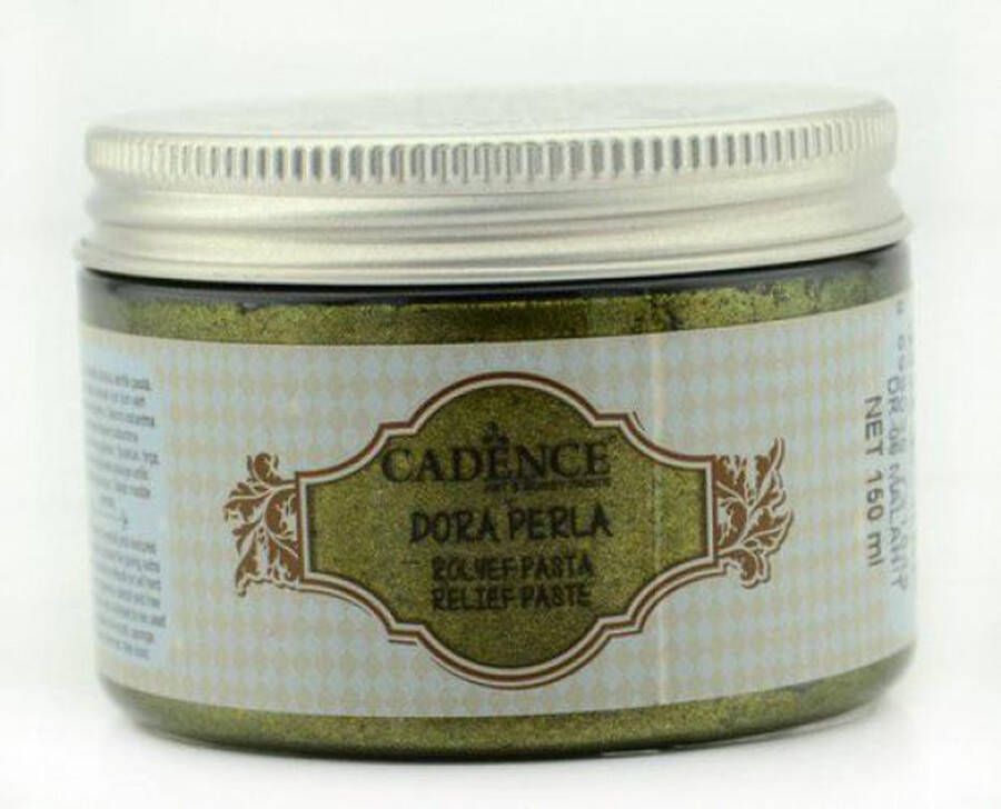 Cadence Dora Perla Met. Relief Pasta Malachiet groen 01 083 0006 150 ml