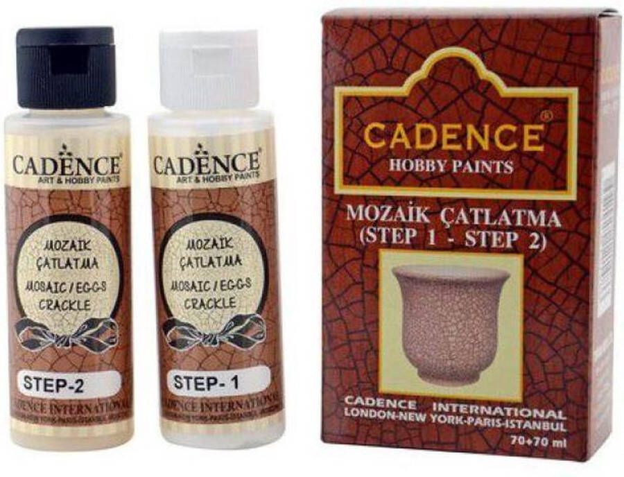 Cadence ei mozaiek crackle set 01 144 0001 7070 70+70ml