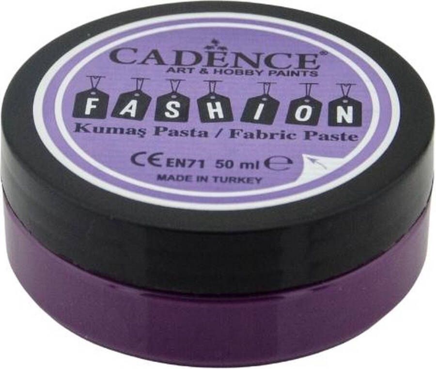 Cadence Fashion Textiel Relief Pasta 50 ml Aubergine