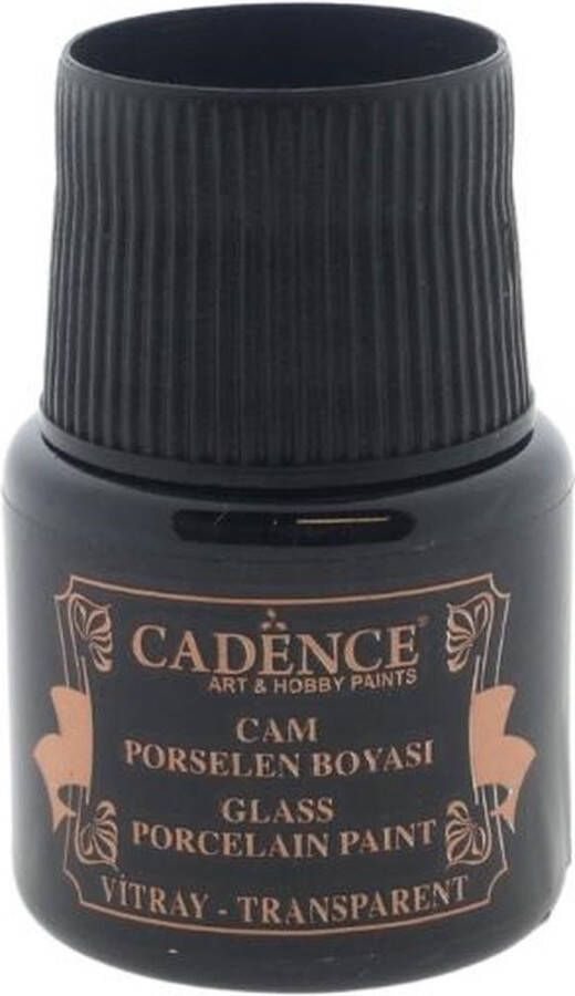 Cadence Glas & Porselein verf transparant bruin 45 ml