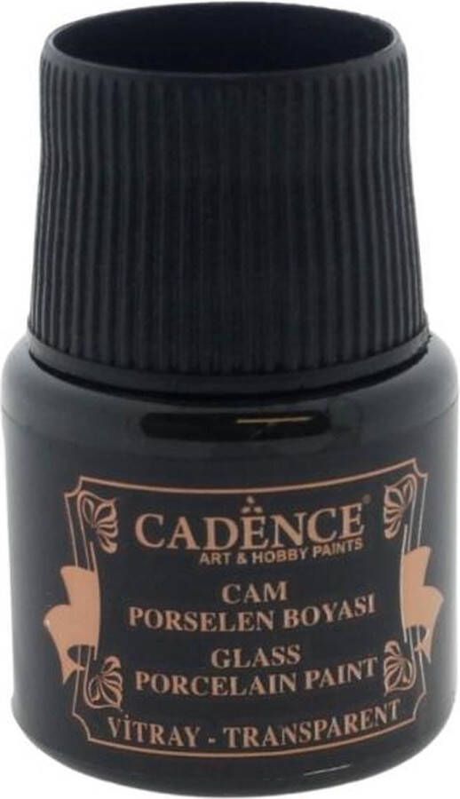 Cadence Glas & Porselein verf transparant oliegroen 45 ml