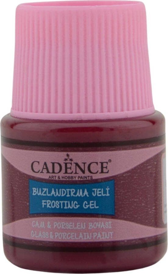 Cadence Glas- en Porseleinverf Frosting Gel 45 ml Pink