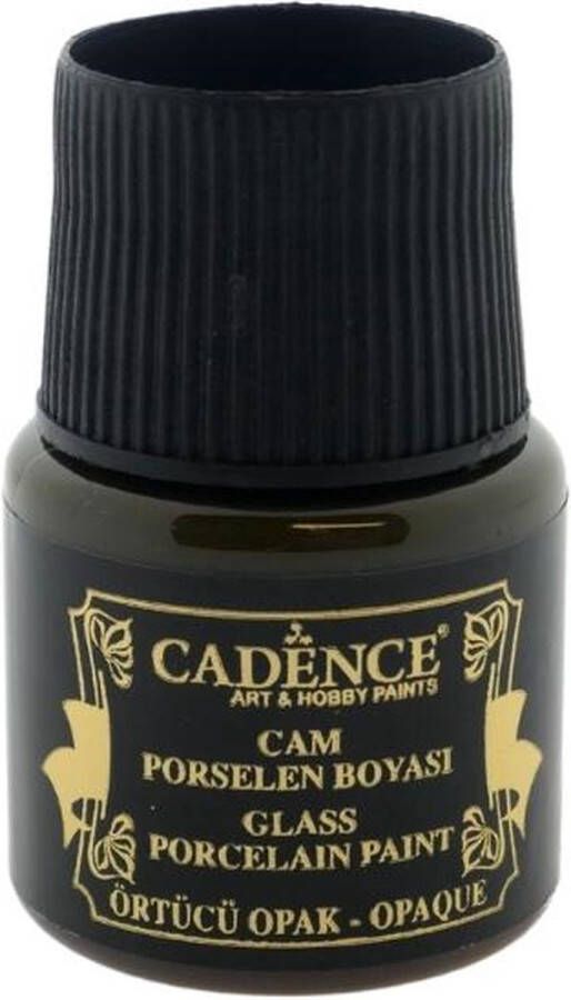 Cadence Glas- en Porseleinverf Opaque 45 ml Gebrand Omber