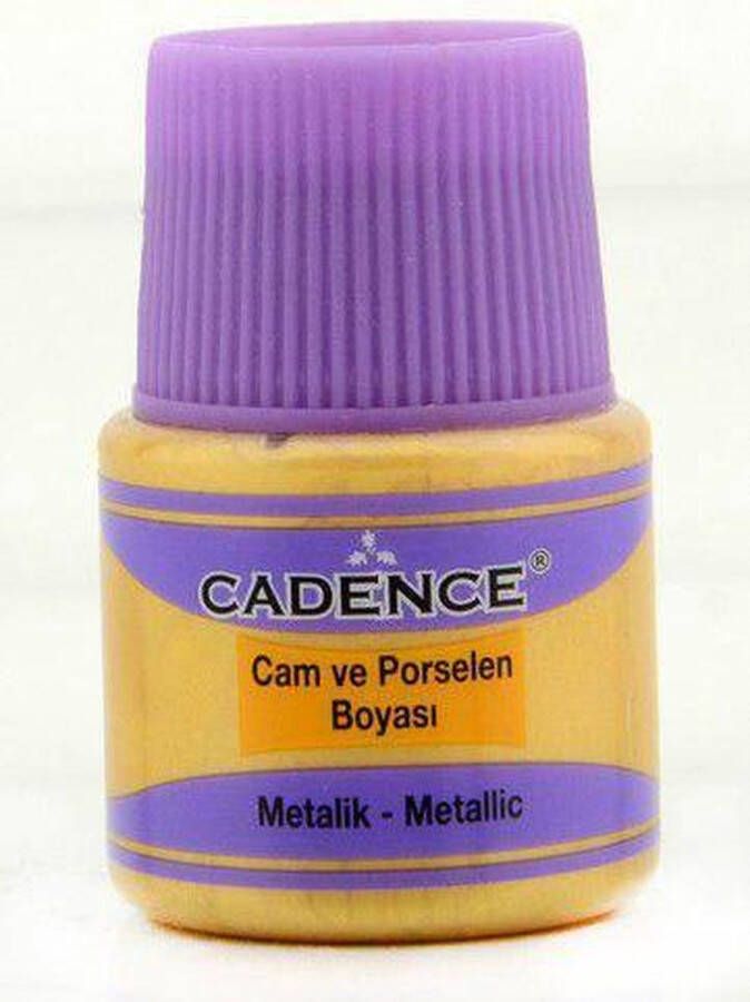 Cadence Glasverf Porseleinverf gold 45ml