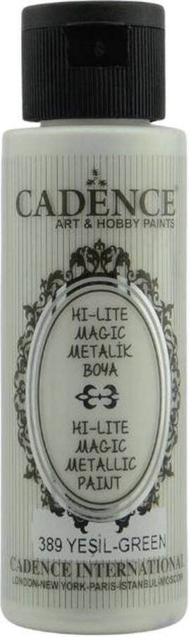 Cadence Hi-lite Metallic verf Groen 01 019 0389 70 ml