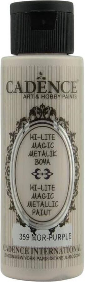 Cadence Hi-lite Metallic verf paars 01 019 0359 70 ml