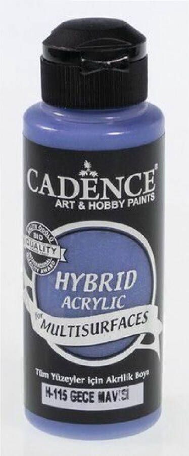 Cadence Acrylverf Multisurface Paint Midnicht Blue Hybrid Acrylic 120 ml