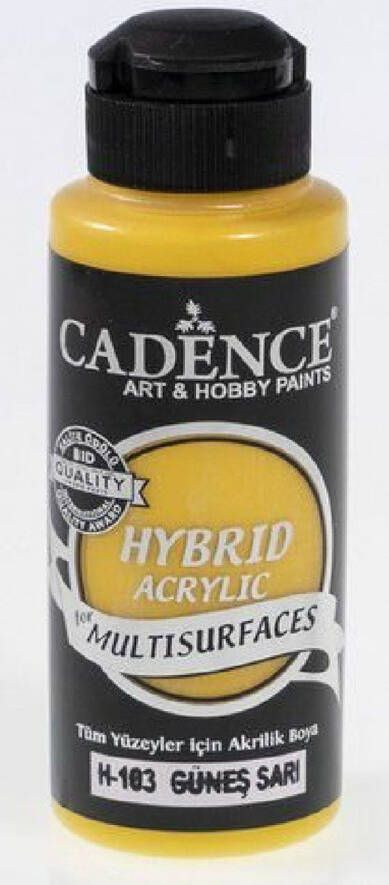 Cadence hybrid acrylic sun yellow 120 ml