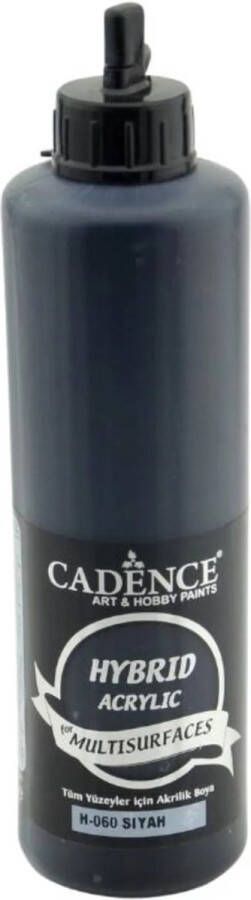 Cadence Hybrid Acrylverf 500 ml Black