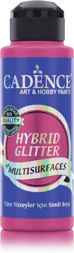 Cadence Hybrid Acrylverf Glitter 120 ml Fuchsia
