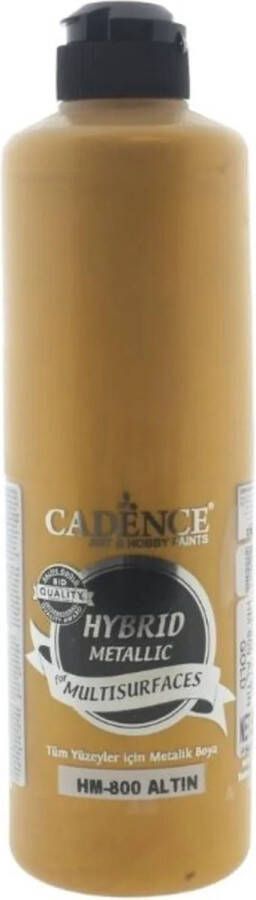 Cadence Hybrid Acrylverf Metallic 500 ml Gold